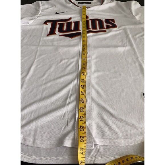 Nike MLB Minnesota Twins Eddie Rosario #20 White Jersey Men’s Size XL NEW - Picture 9 of 10